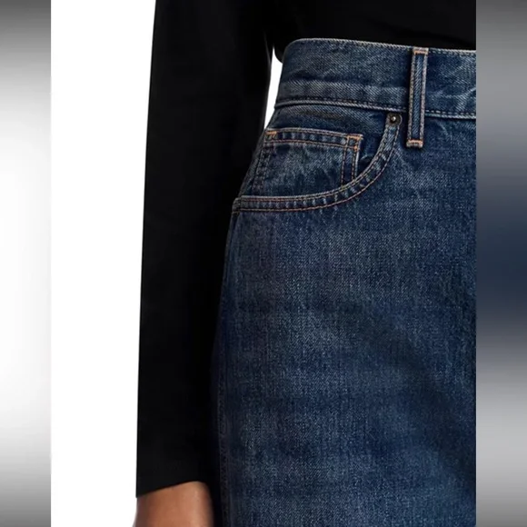 Veronica Beard Taylor Cropped Wide-Leg Jeans 27 NWT Equinox Blue - Picture 7 of 10